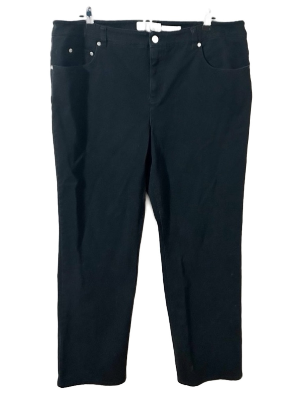 Jones New York Sport Shape Control Five Pocket Straight Leg Denim Jeans Size 18